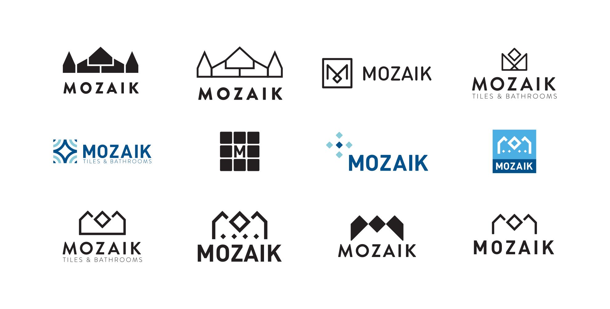 Mozaik logo first concepts