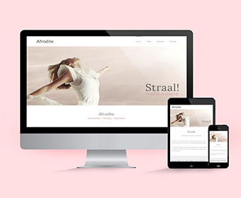 Portfolio project - Afrodite website branding huisstijl